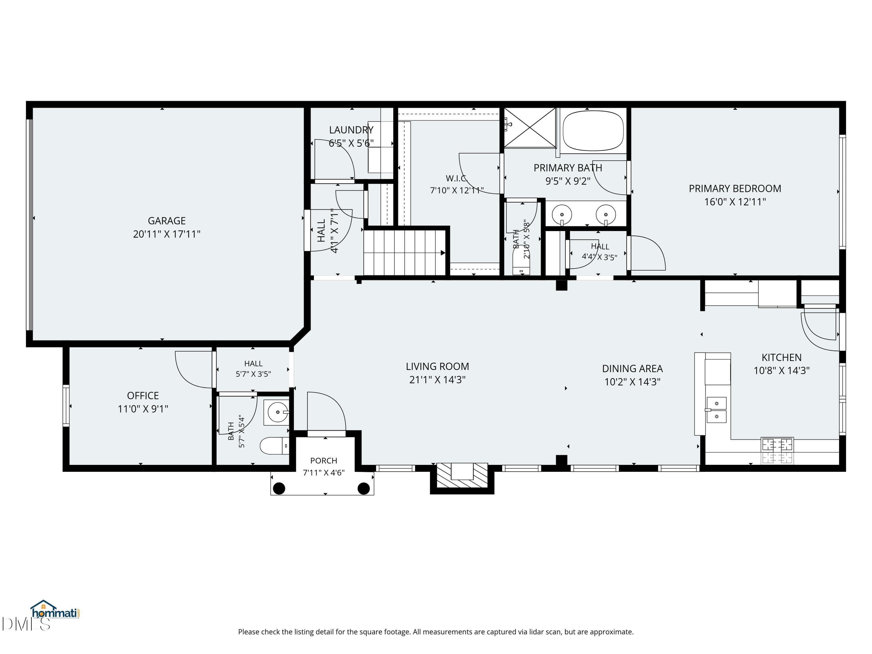 floor_plan-single_floor-dimensions-build - 10100 Barnhart Way, Raleigh, NC 27617, Raleigh