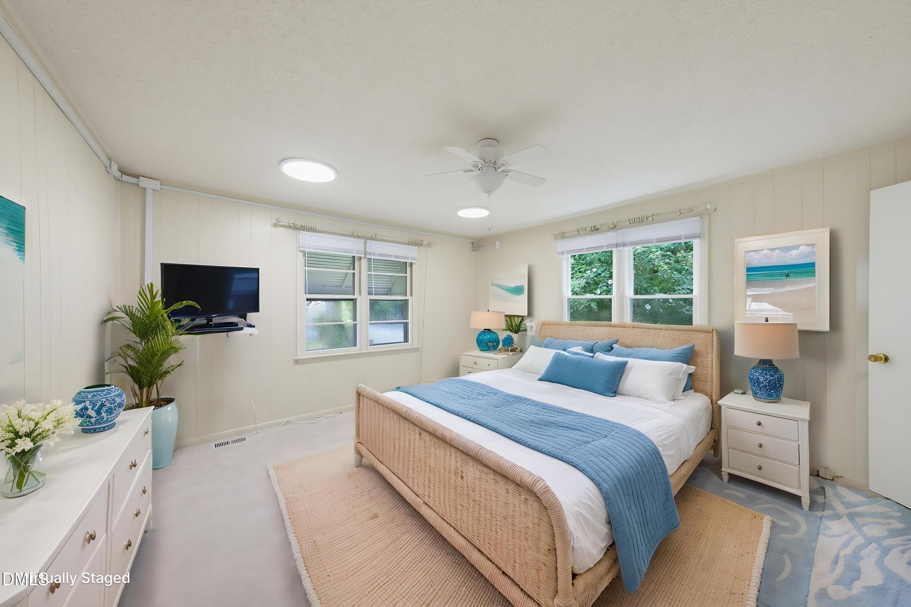 Primary Bedroom Virtually Staged - 306 Plainview Avenue, Raleigh, NC 27604, Raleigh