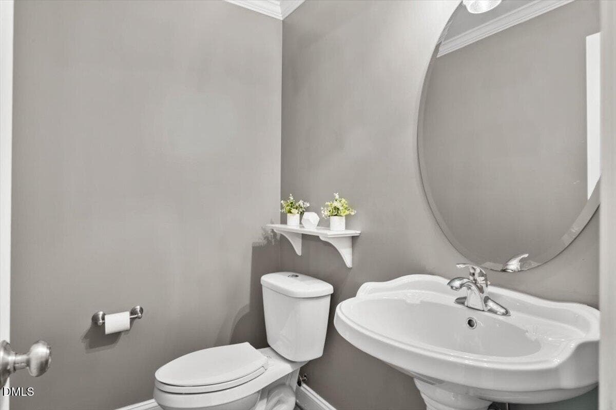 Half-Bathroom Downstairs - 30 Ridge Haven Drive, Louisburg, NC 27549, Louisburg