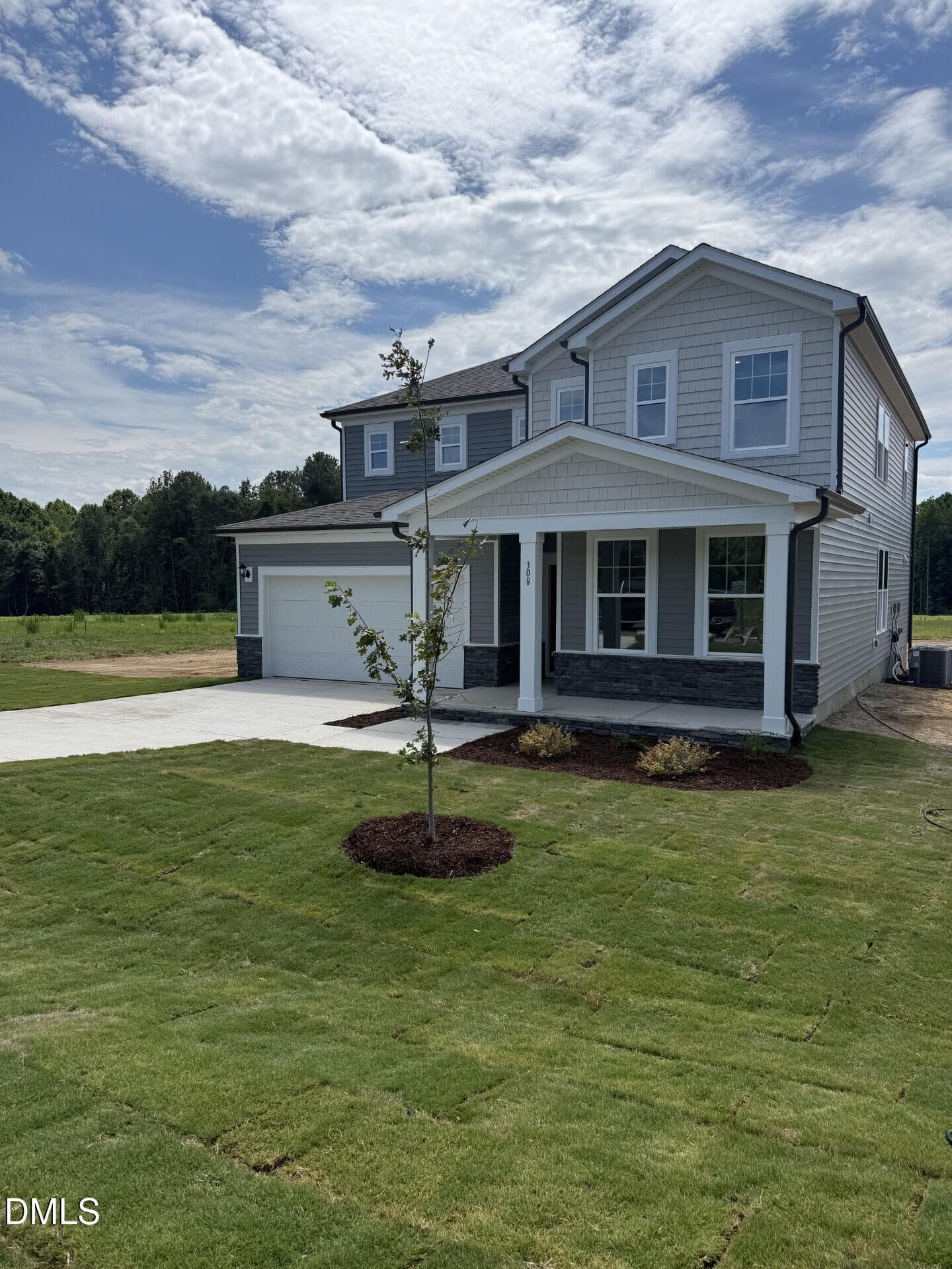 Lot 18 Front Right - 308 Juniper Branch Trail, Four Oaks, NC 27524