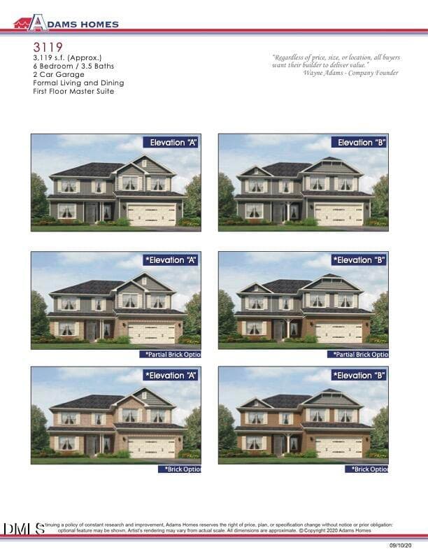 3119 Floor Plan JPG - 105 Jackson Rdg Way, Pikeville, NC 27863, Pikeville