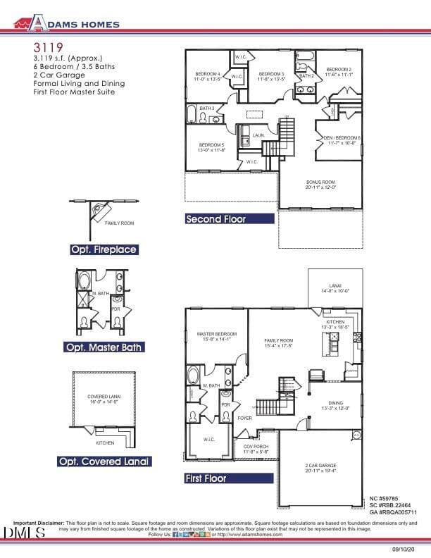 3119 Floor Plan Pg 2.JPG - 105 Jackson Rdg Way, Pikeville, NC 27863, Pikeville