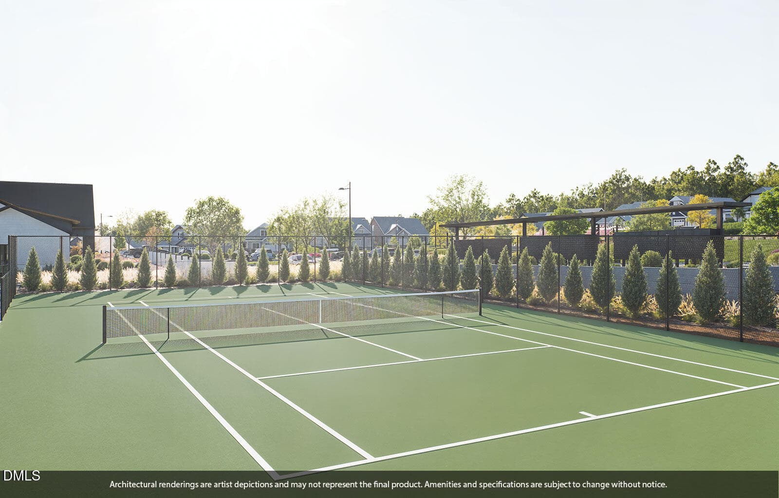 Amenity-Tennis-Court - 3216 Jessamine Street 214, Durham, NC 27703, Durham