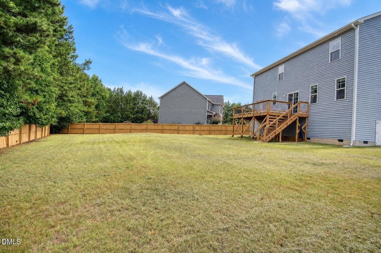 Large flat backyard - 1200 Kinleywood Court, Raleigh, NC 27603, Raleigh