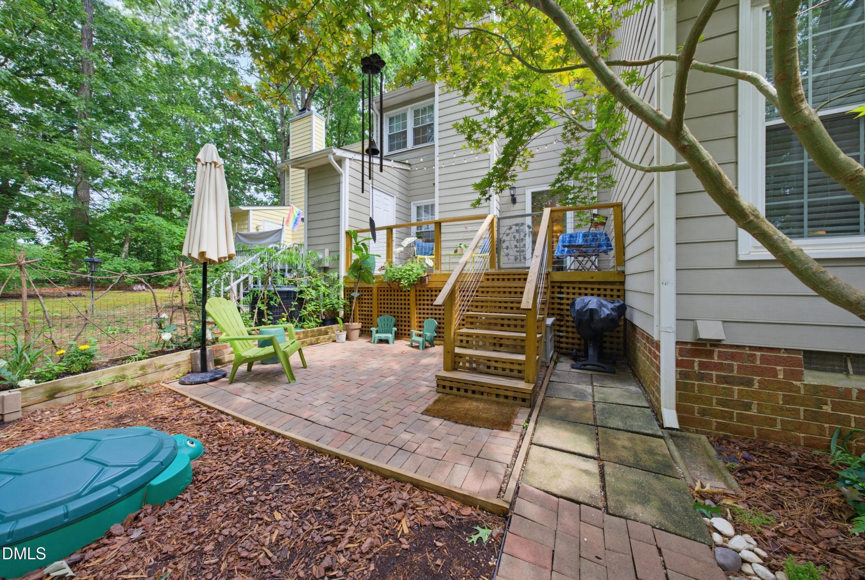 Exterior Back Deck Side - 126 Wythe Circle, Raleigh, NC 27615, Raleigh