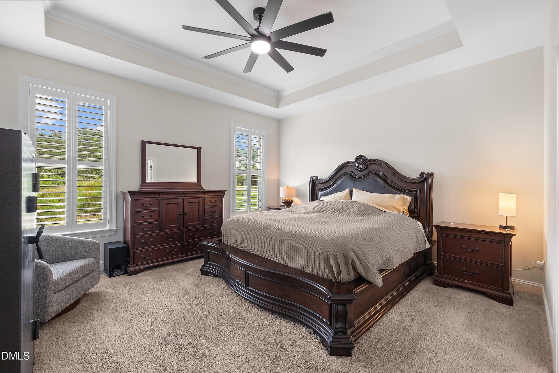 Owner suite with tray ceiling - 1317 Magnolia Gln Circle, Wake Forest, NC 27587