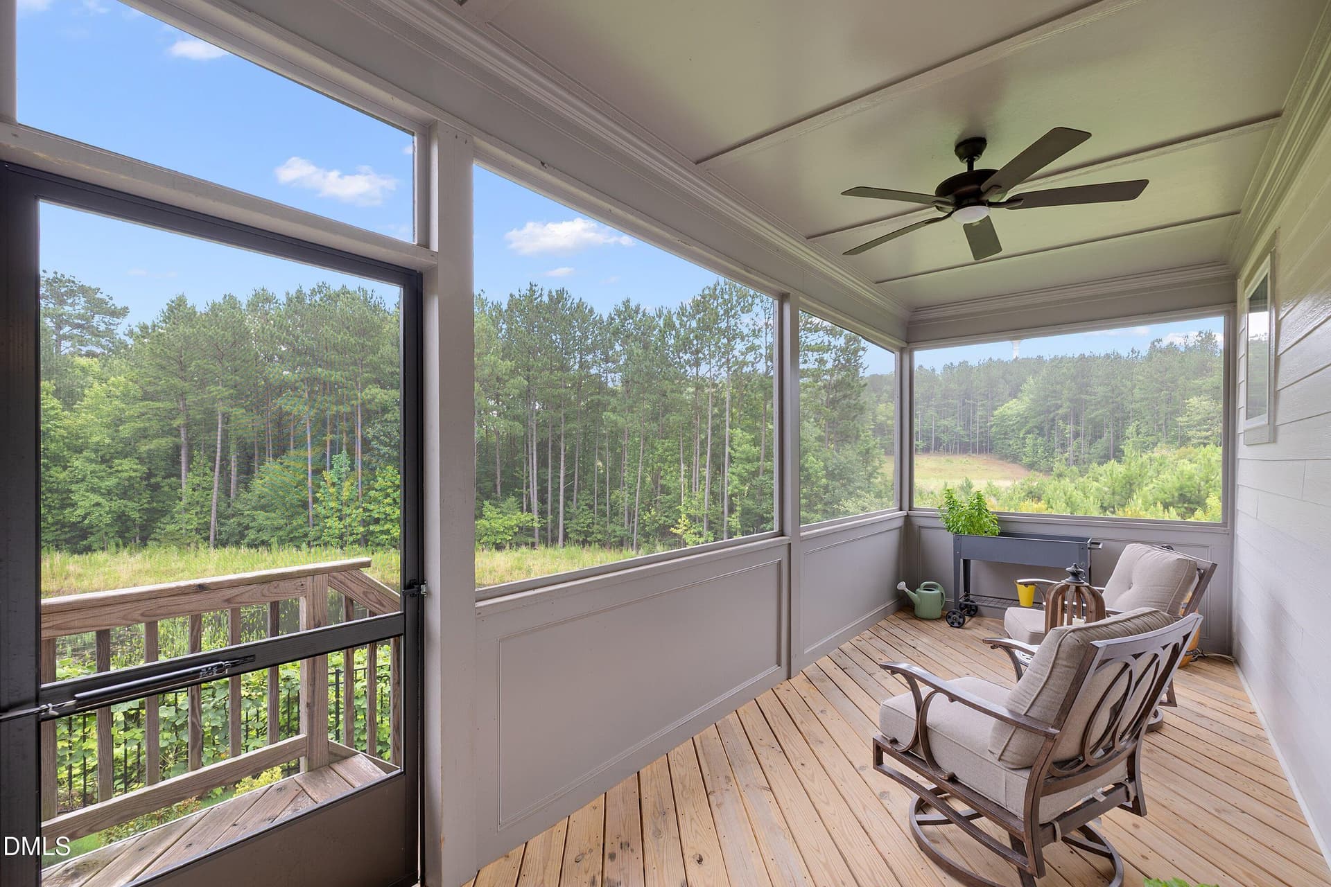 Screened porch. - 1317 Magnolia Gln Circle, Wake Forest, NC 27587