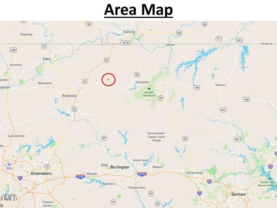 Caswell Co. NC 49.36-COA-Lot3-004 - 0 Park Springs Road, Ruffin, NC 27326