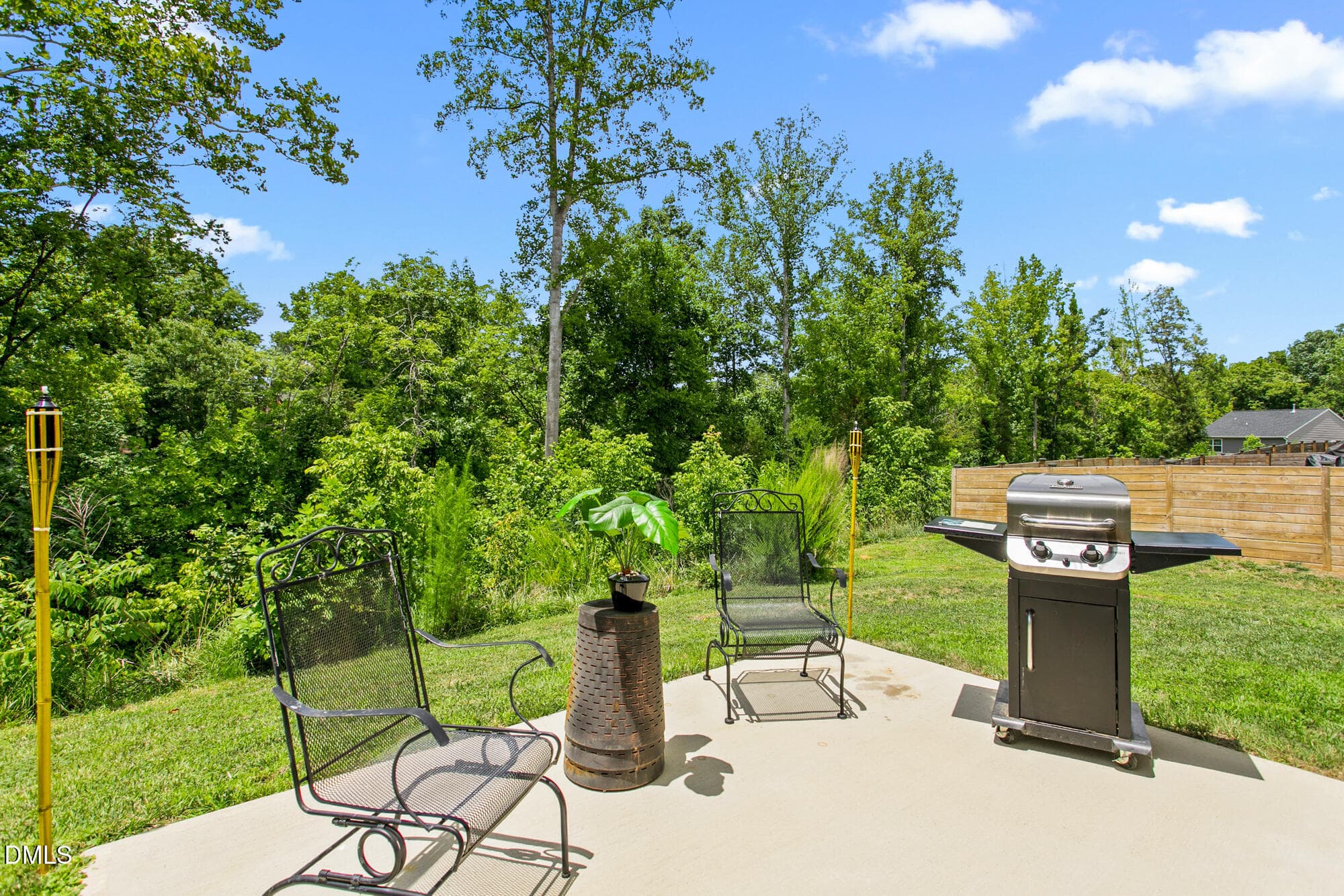 Back Patio - 1722 Langlais Drive, Graham, NC 27253