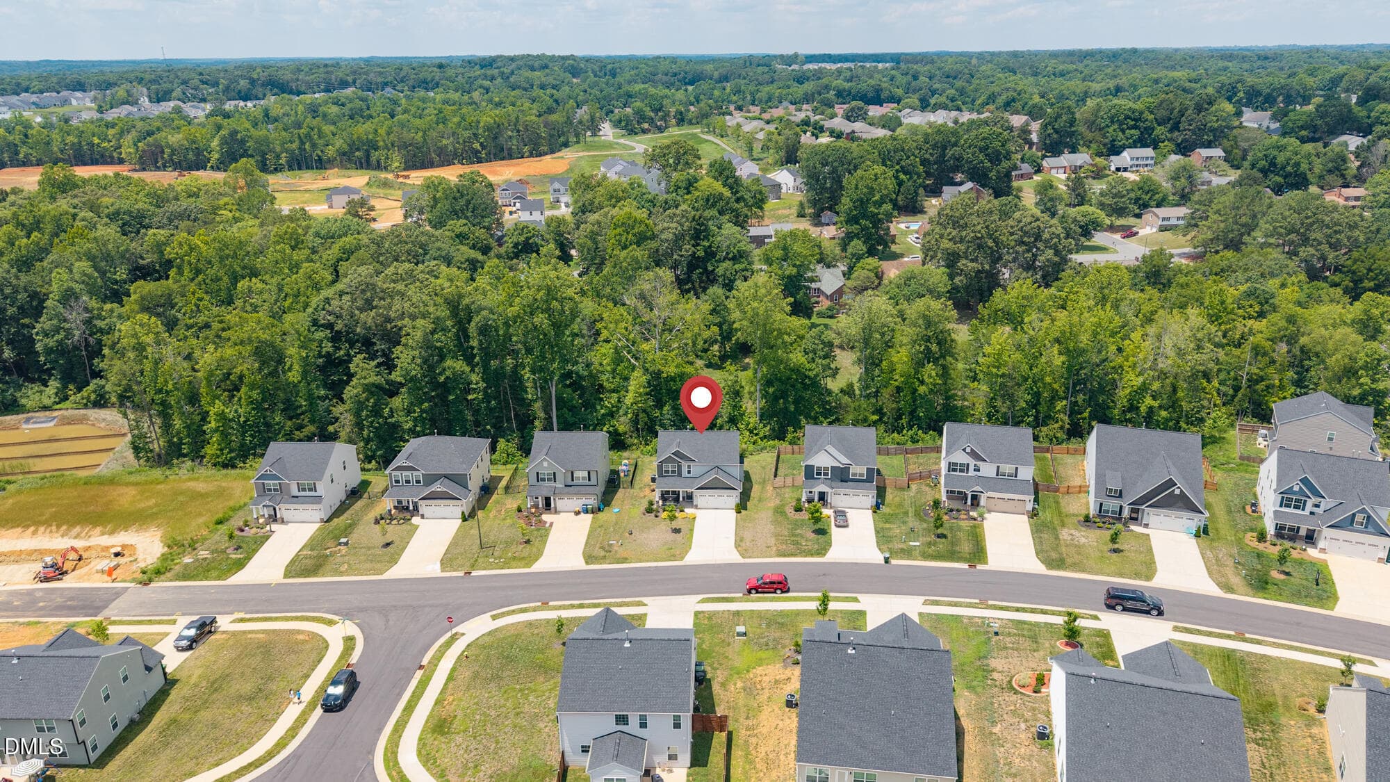 Aerial View - 1722 Langlais Drive, Graham, NC 27253