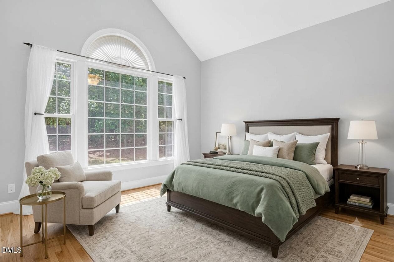 Virtually Stage Primary Bedroom - 1613 Wooten Court, Wake Forest, NC 27587