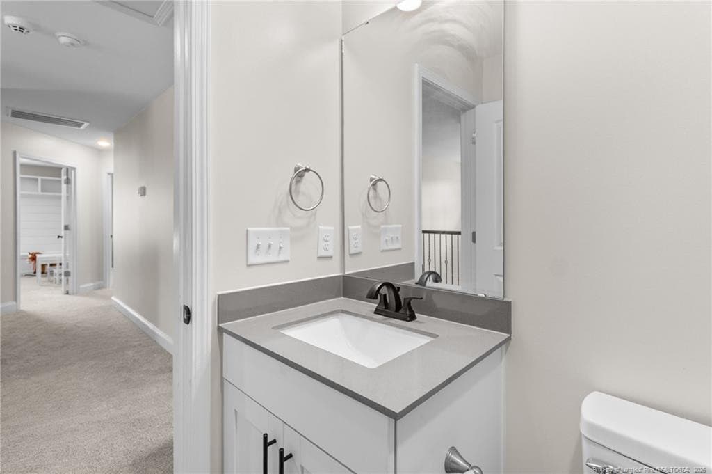 upstairs bath - 5834 James Allen Lane, Stedman, NC 28391, Stedman