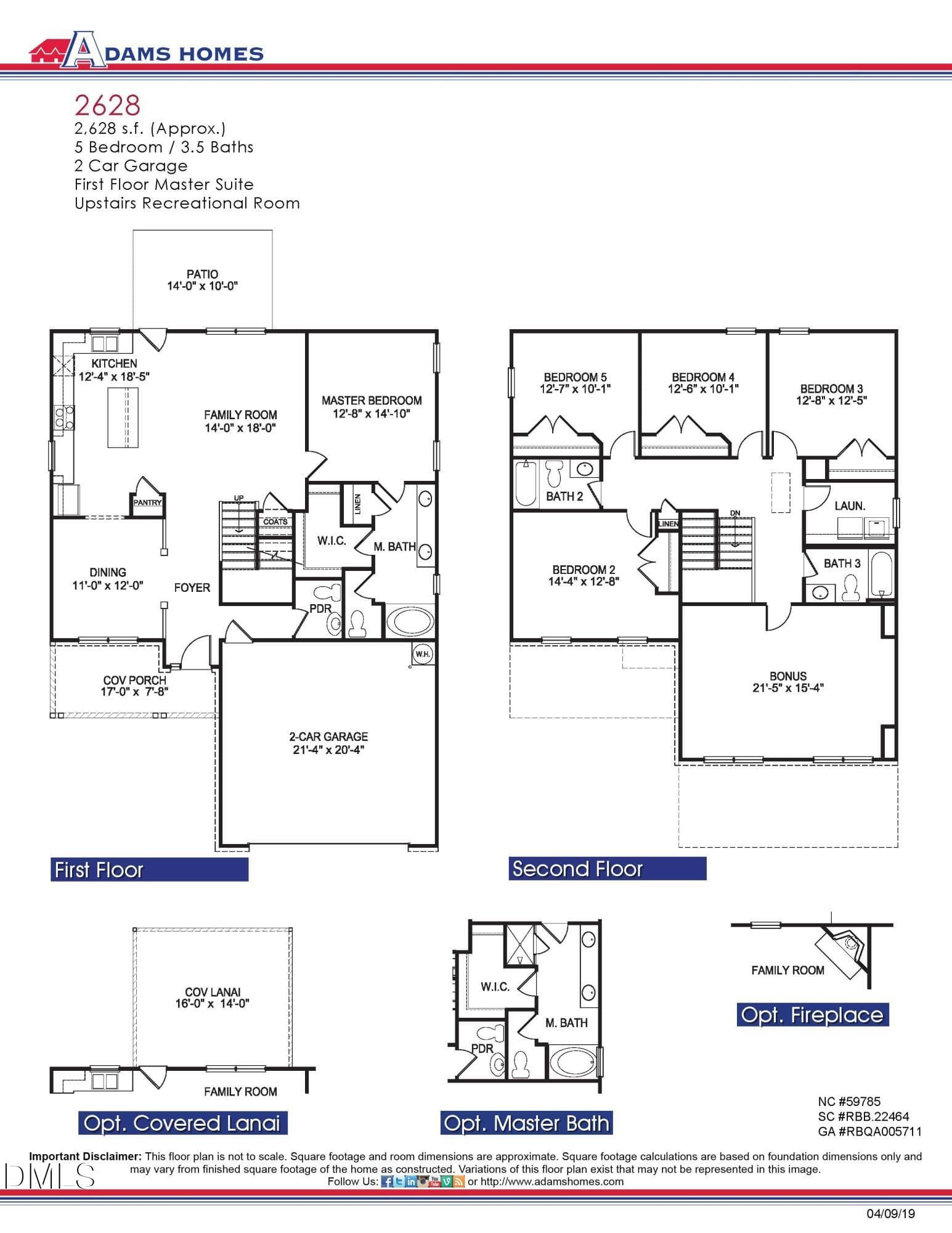 04.09.19 The 2628 Brochure (1) (1) - 207 Hidden Pines Drive, Cameron, NC 28326