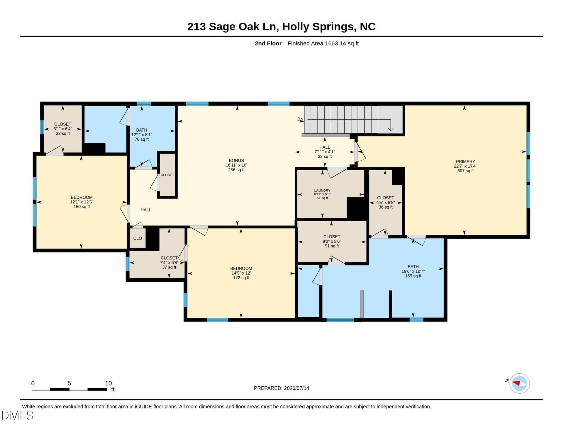 Second floor - 213 Sage Oak Lane, Holly Springs, NC 27540