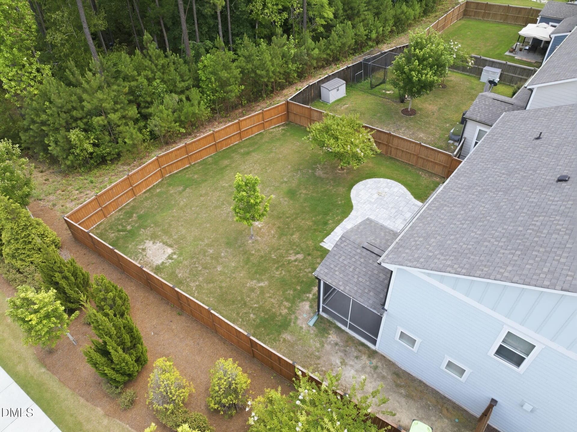 Private Yard - 2601 Impulsion Drive, New Hill, NC 27562