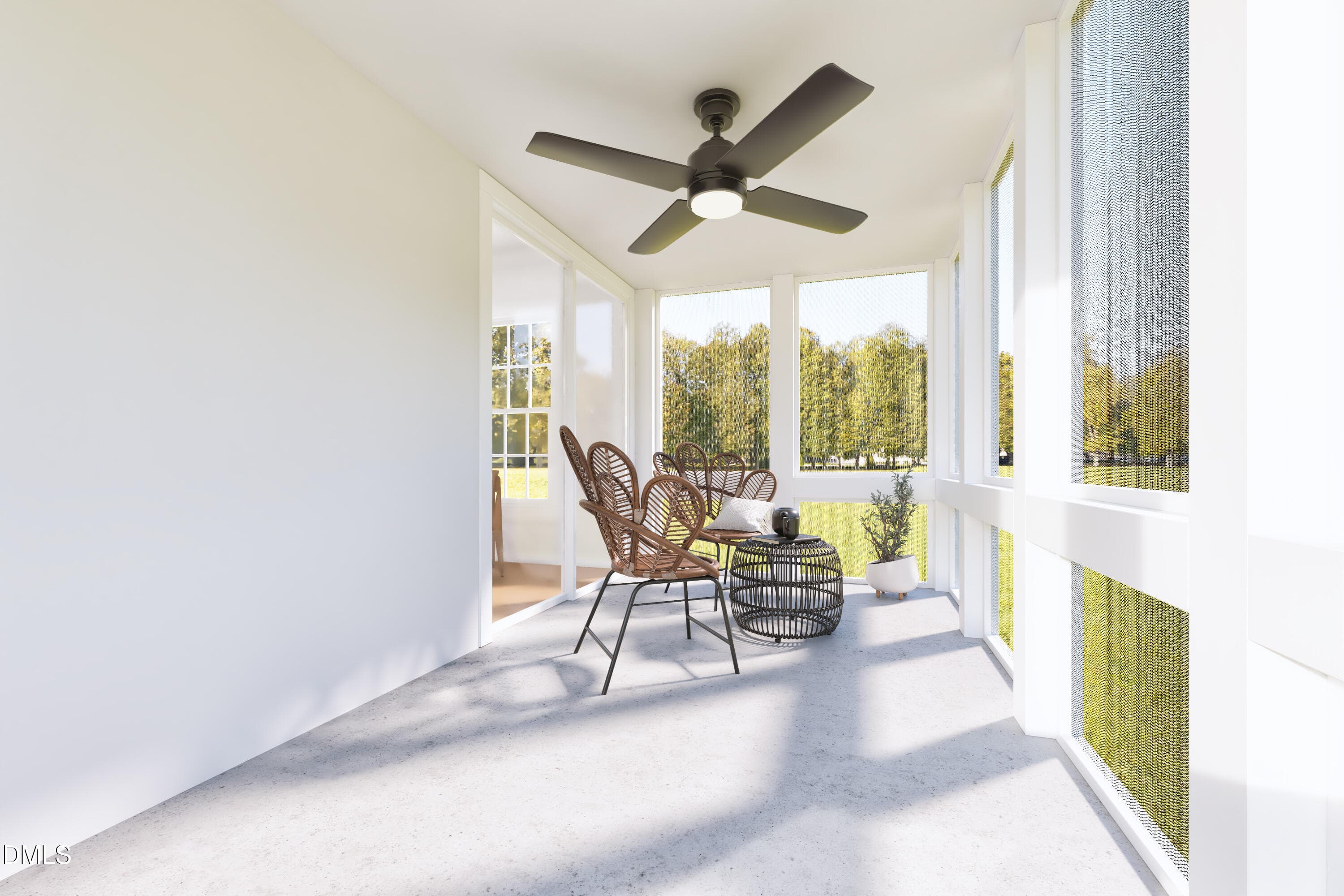 porch - 2604 Duke Homestead Road A, Durham, NC 27705, Durham