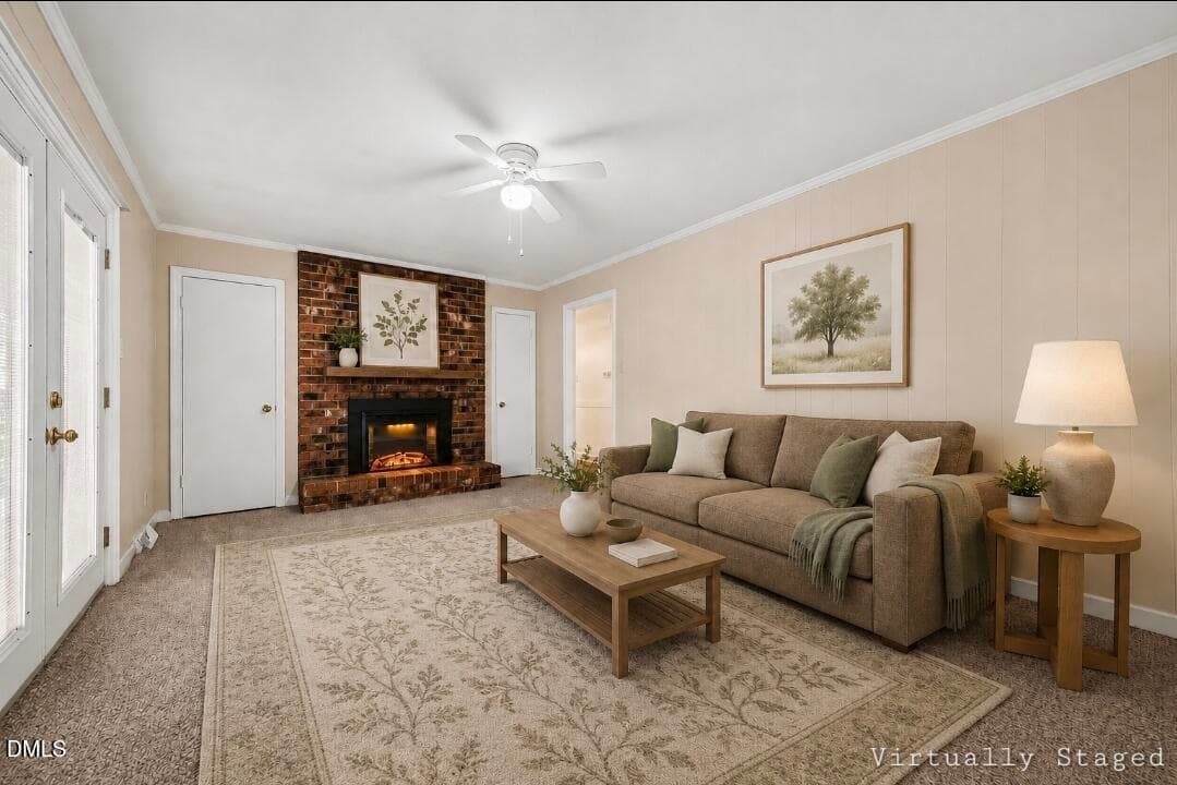 018 Staged FR - 4601 Pinedale Drive, Durham, NC 27705, Durham
