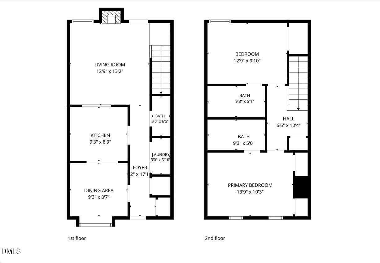 Floor Plan - 4610 Jacqueline Lane, Raleigh, NC 27616, Raleigh