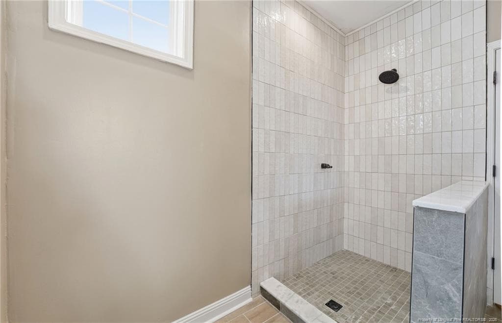 Newly tiled master shower! - 44 Richmond Road, Jackson Springs, NC 27281, Jackson Springs