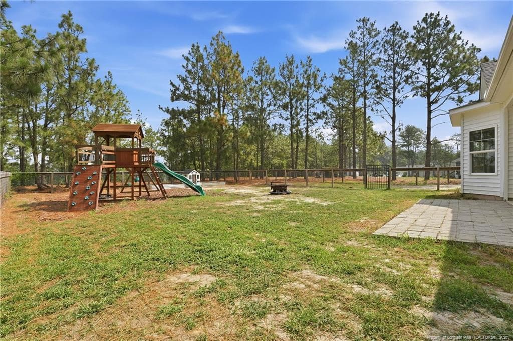 Playset is nearly new and stays! - 44 Richmond Road, Jackson Springs, NC 27281, Jackson Springs