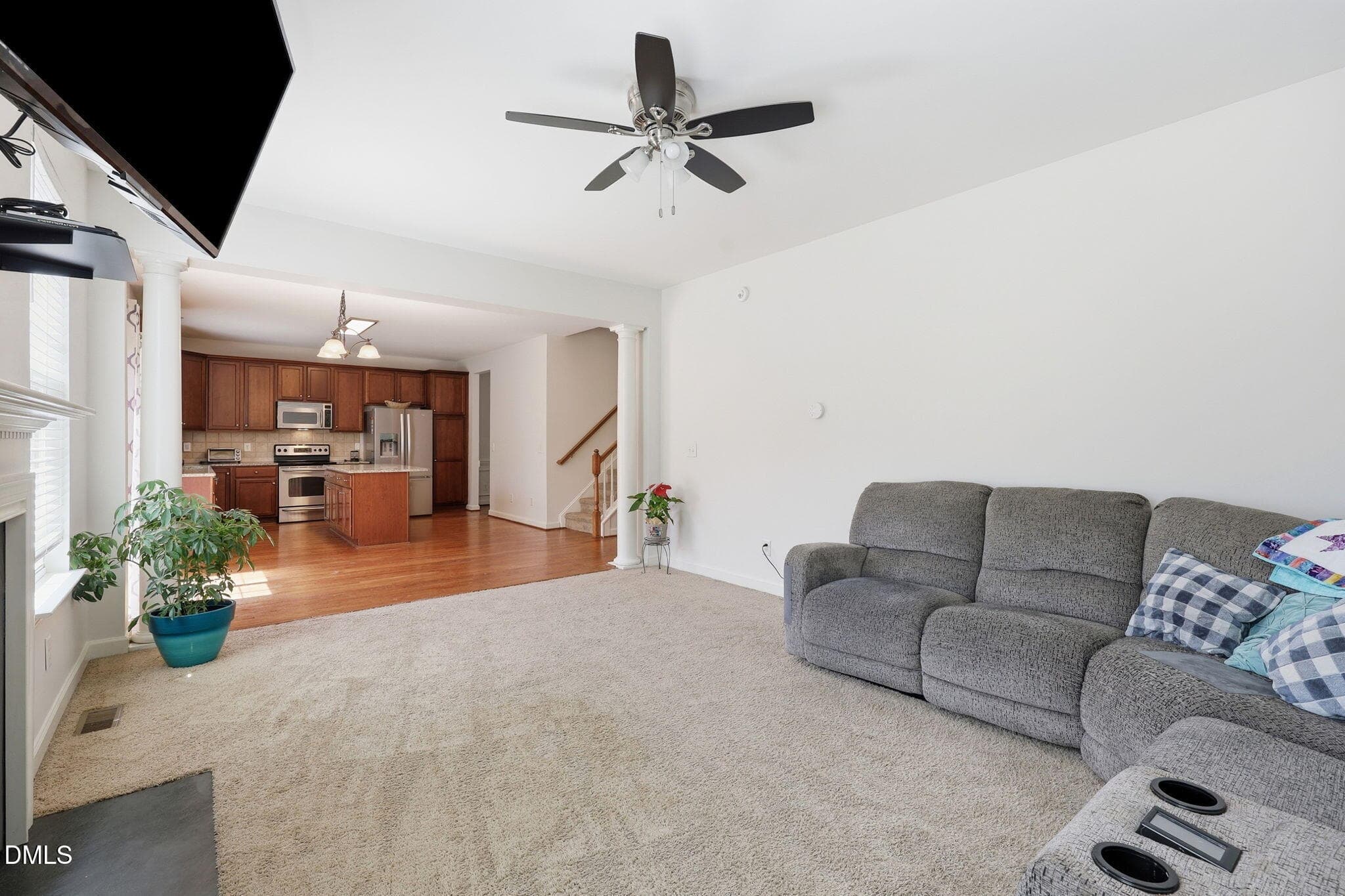 Family Room to Kitchen - 526 Redford Place Drive, Rolesville, NC 27571