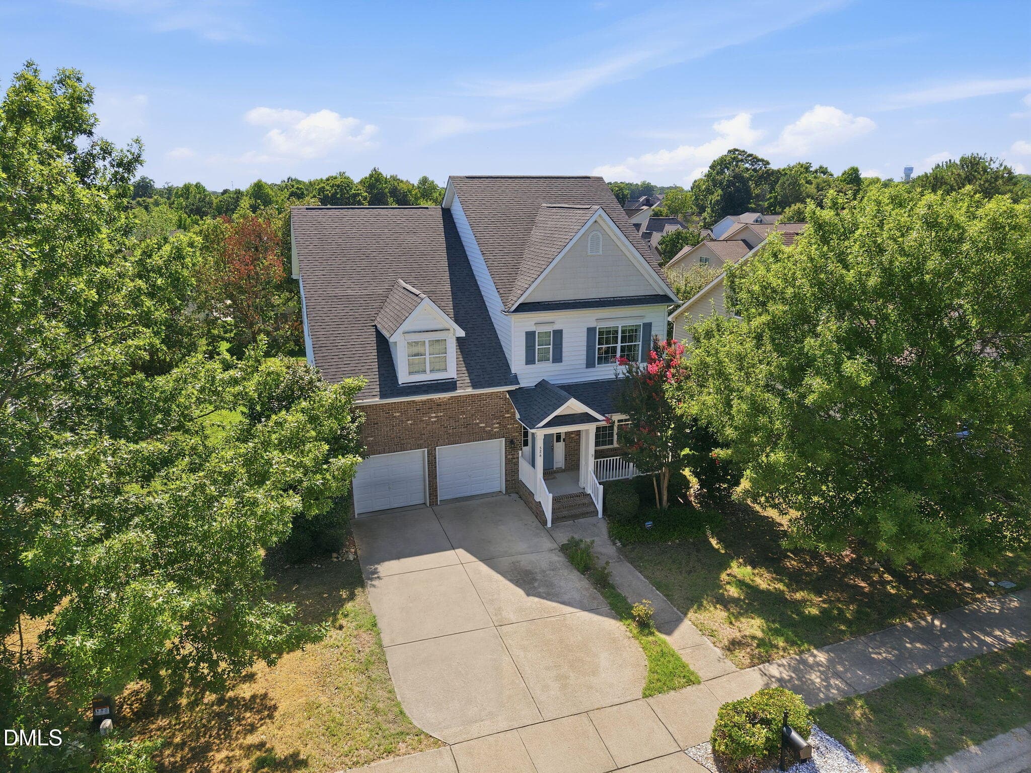 Front of house from above - 526 Redford Place Drive, Rolesville, NC 27571