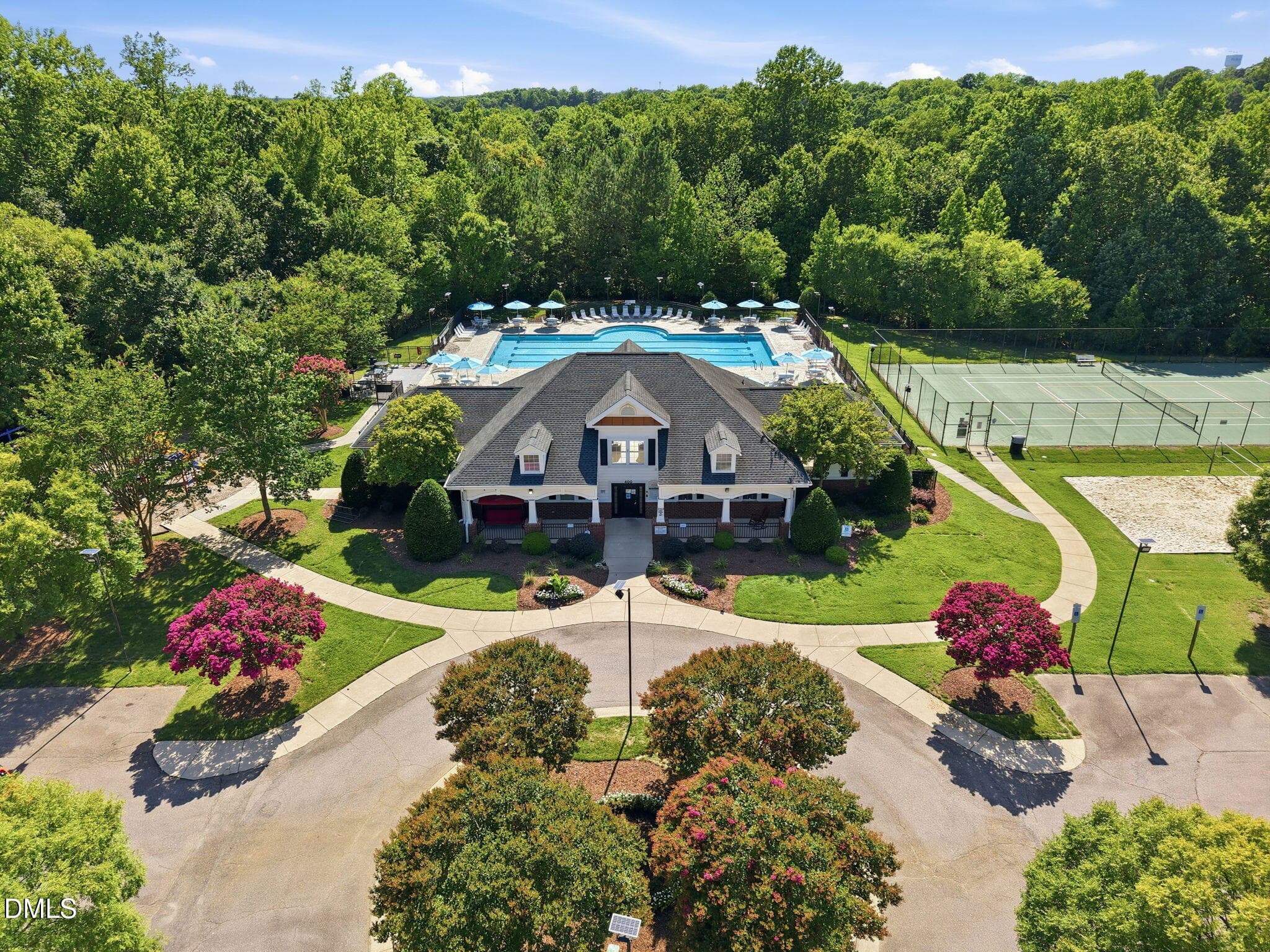 Aerial Clubhouse and others - 526 Redford Place Drive, Rolesville, NC 27571