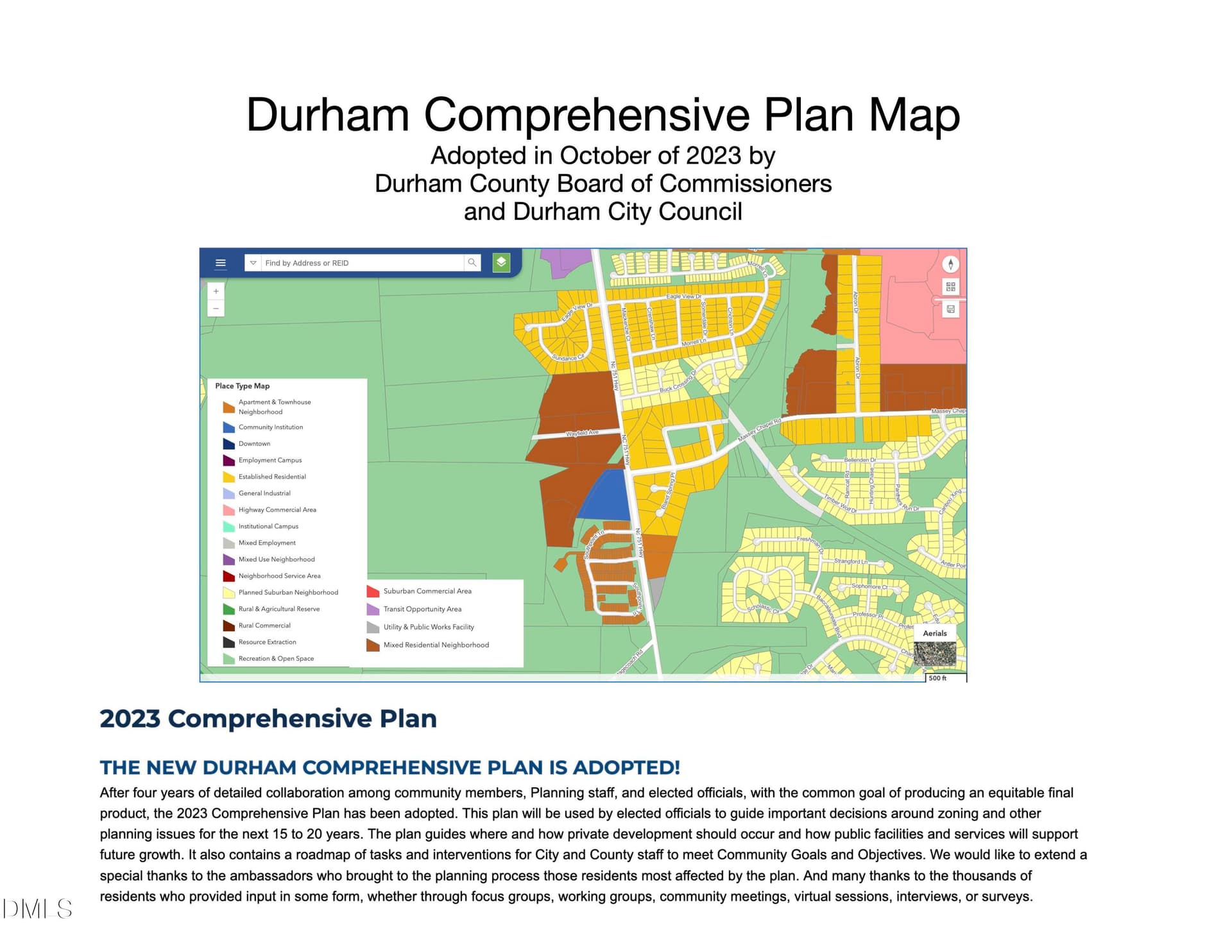 Hwy 751 - 2023 Comprehensive Plan Exhibi - 8200 N.c. Highway 751, Durham, NC 27713