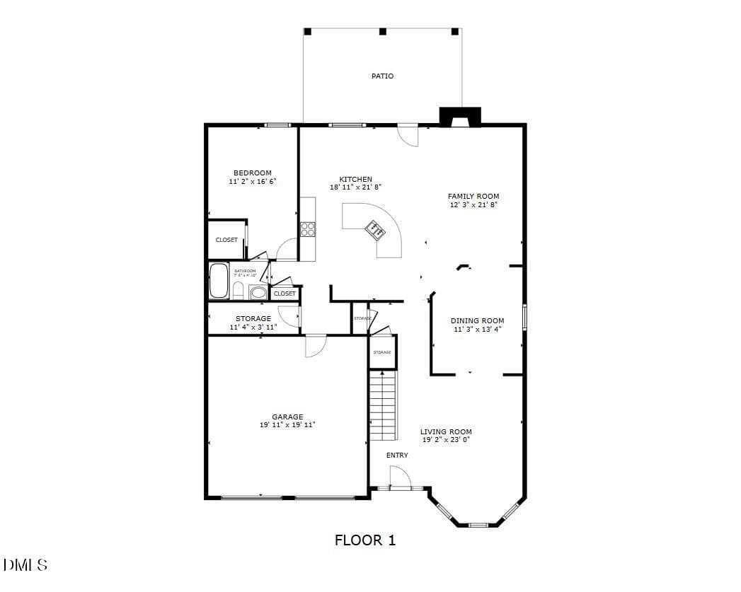 1105 Longleaf Pine Place floor 1 - 1105 Longleaf Pine Place, Mebane, NC 27302