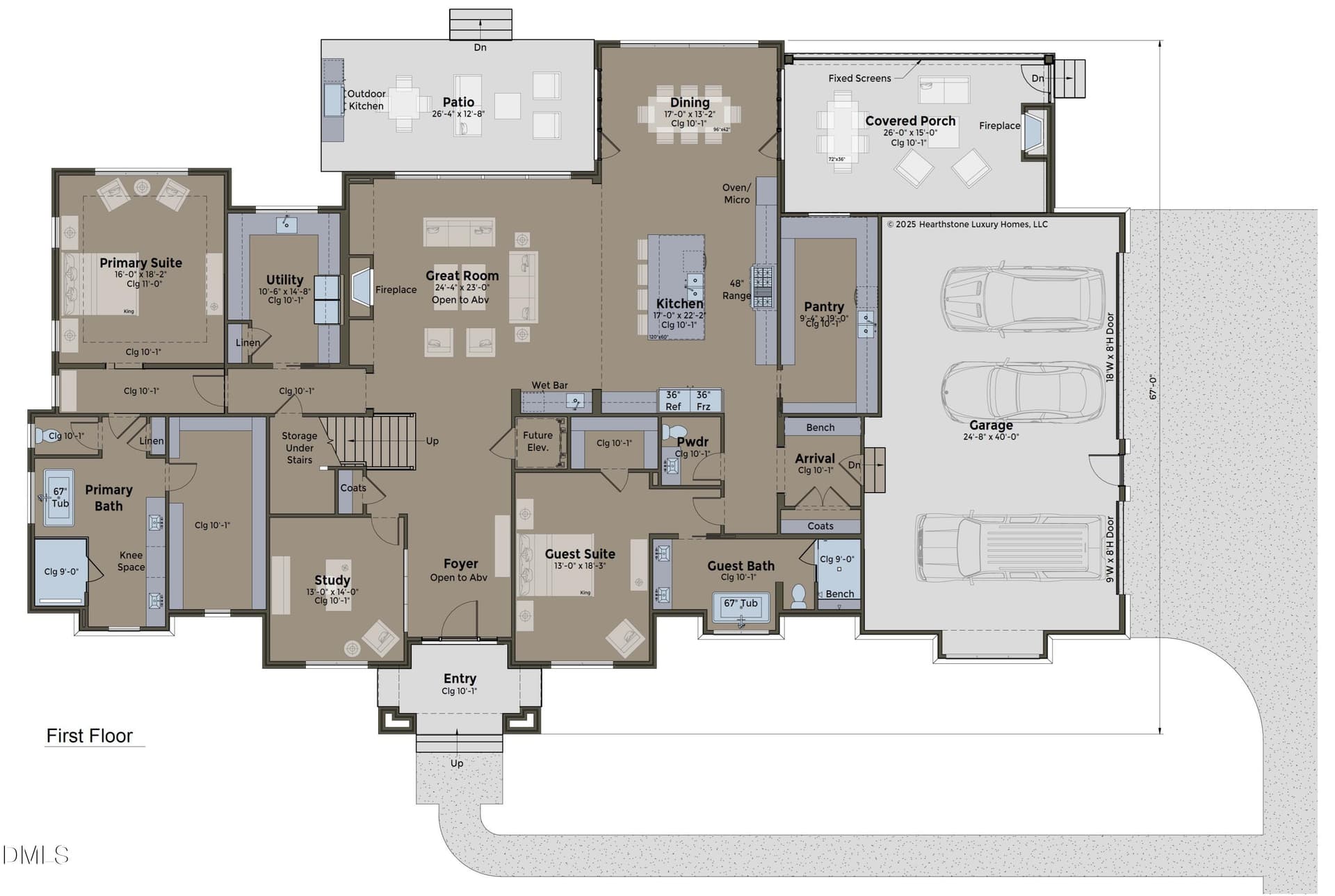 Plan - 8909 Morning Song Court, New Hill, NC 27562