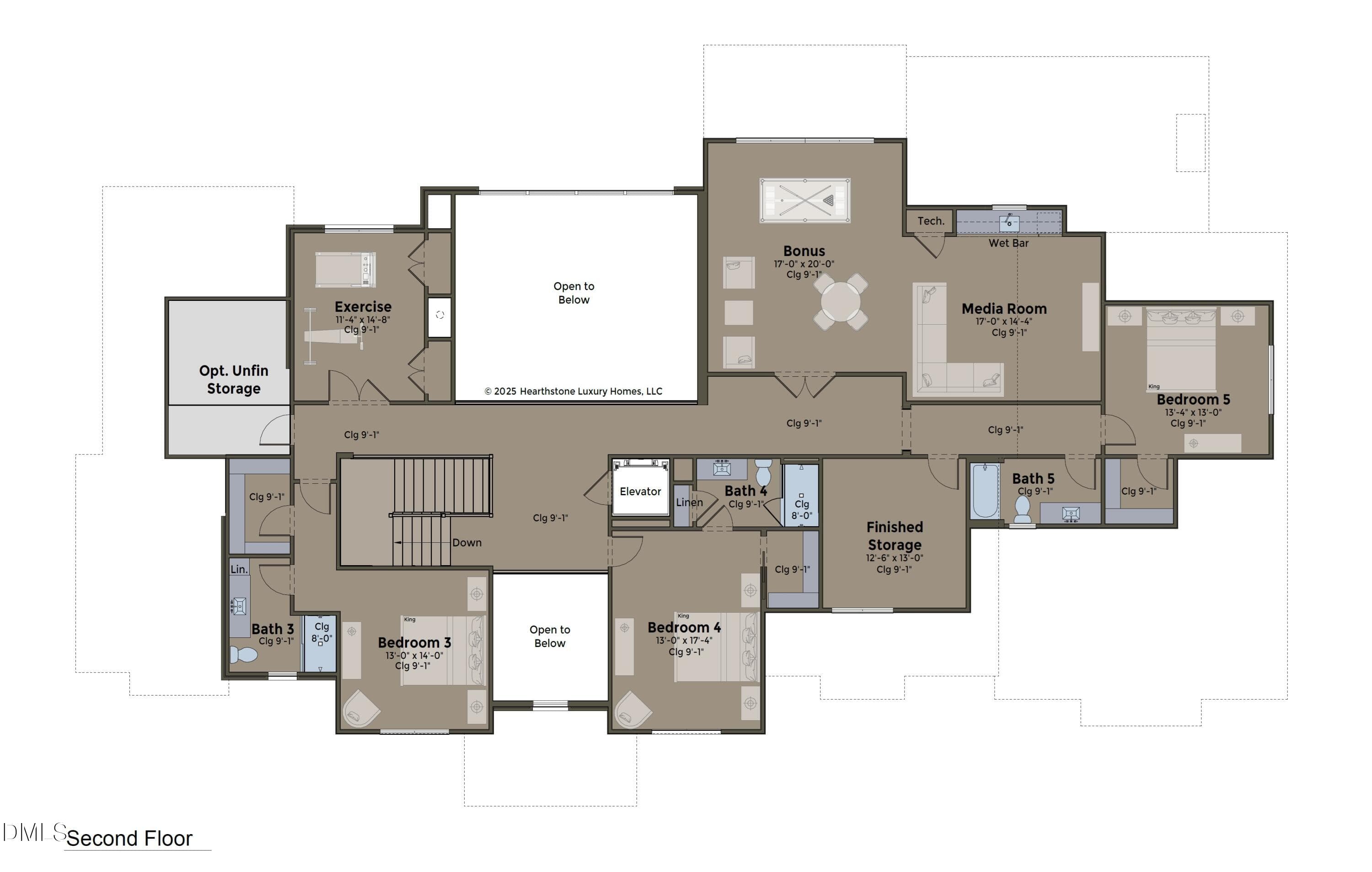 Plan - 8909 Morning Song Court, New Hill, NC 27562