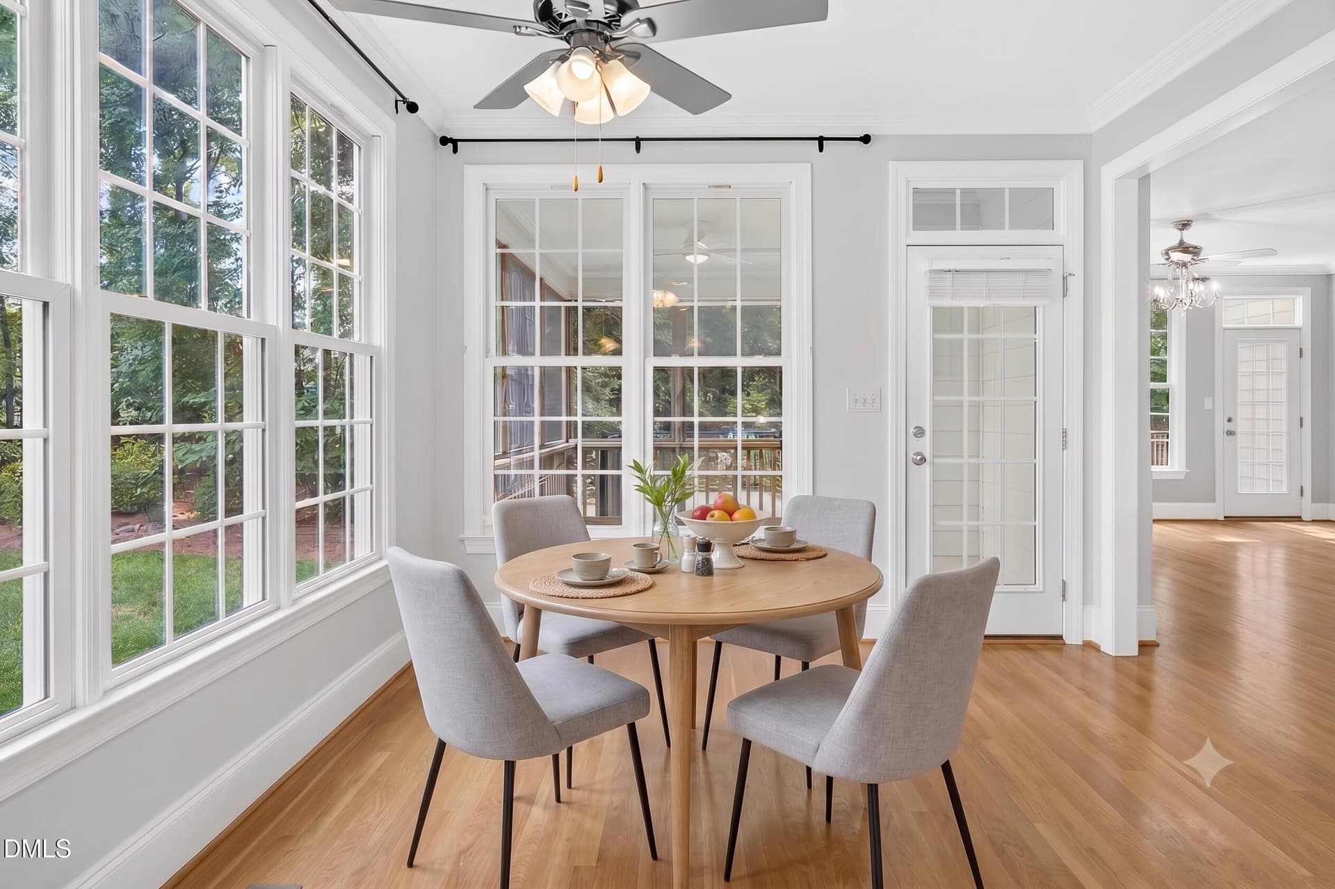 Virtually staged breakfast room - 1613 Wooten Court, Wake Forest, NC 27587
