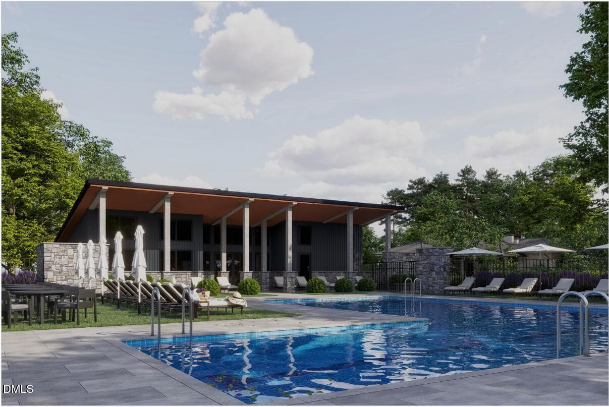 Pool.Clubhouse - 71 Caz Trace, Pittsboro, NC 27312