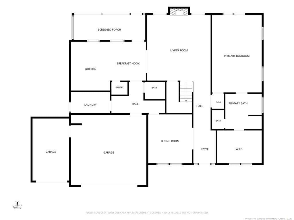 First Floor Layout - 3324 Amour Drive, Fayetteville, NC 28306, Fayetteville
