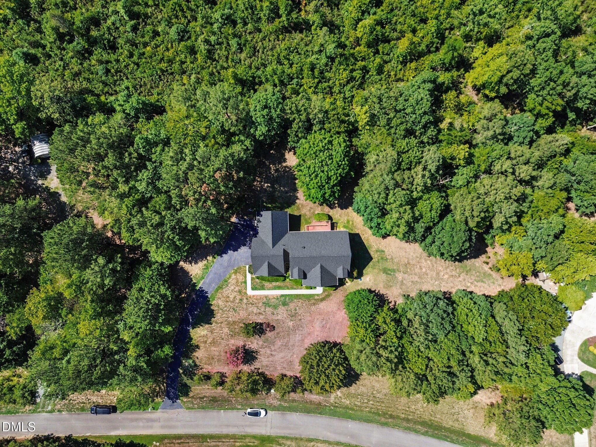 Aerial View - 606 Old Chestnut Crossing, Moncure, NC 27559