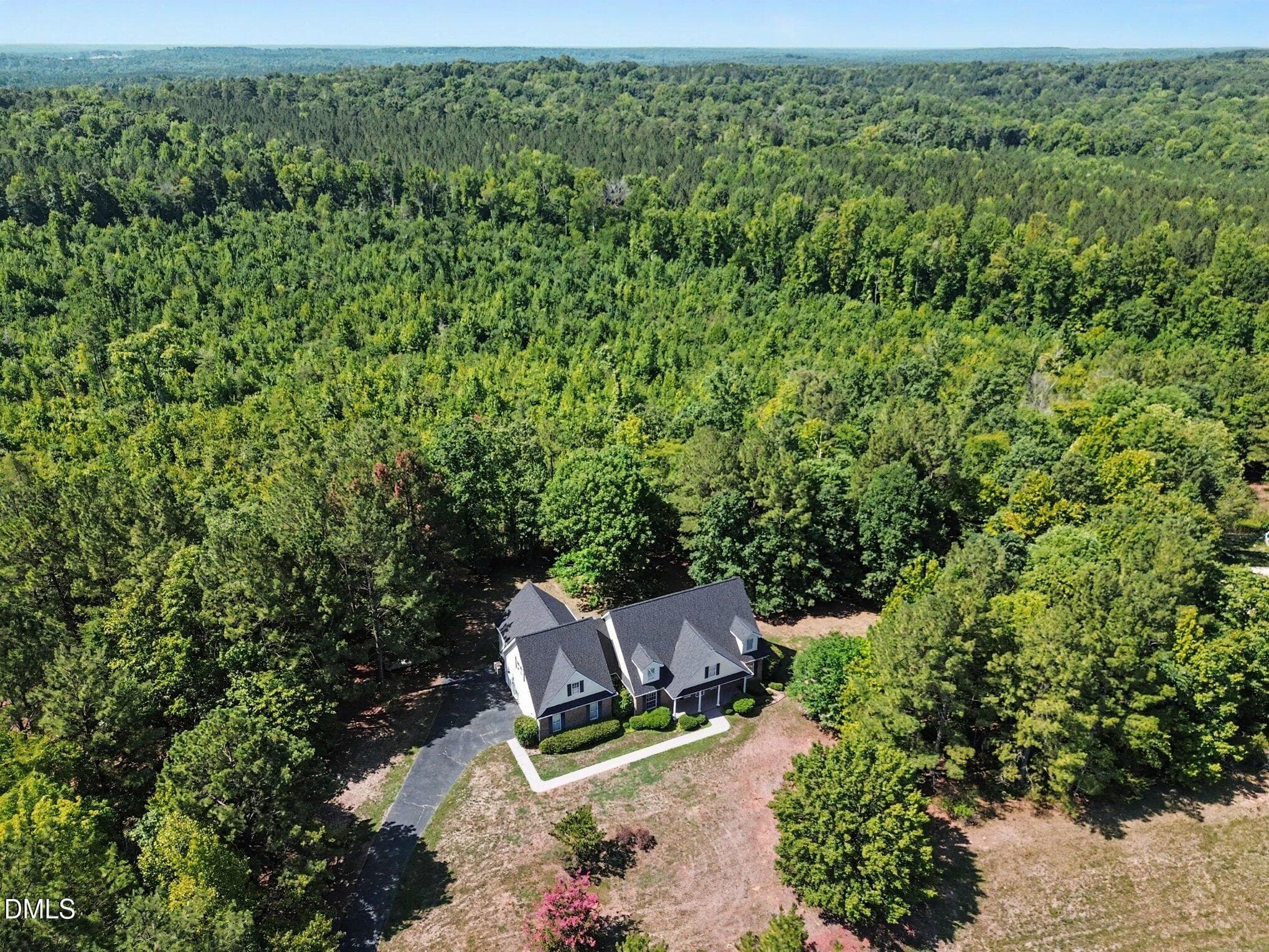 Aerial View - 606 Old Chestnut Crossing, Moncure, NC 27559