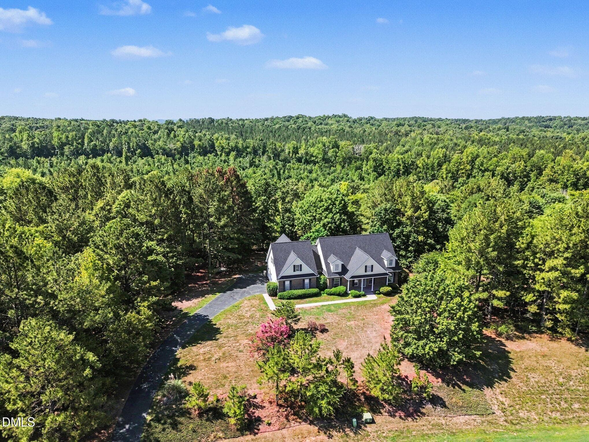 Aerial View - 606 Old Chestnut Crossing, Moncure, NC 27559