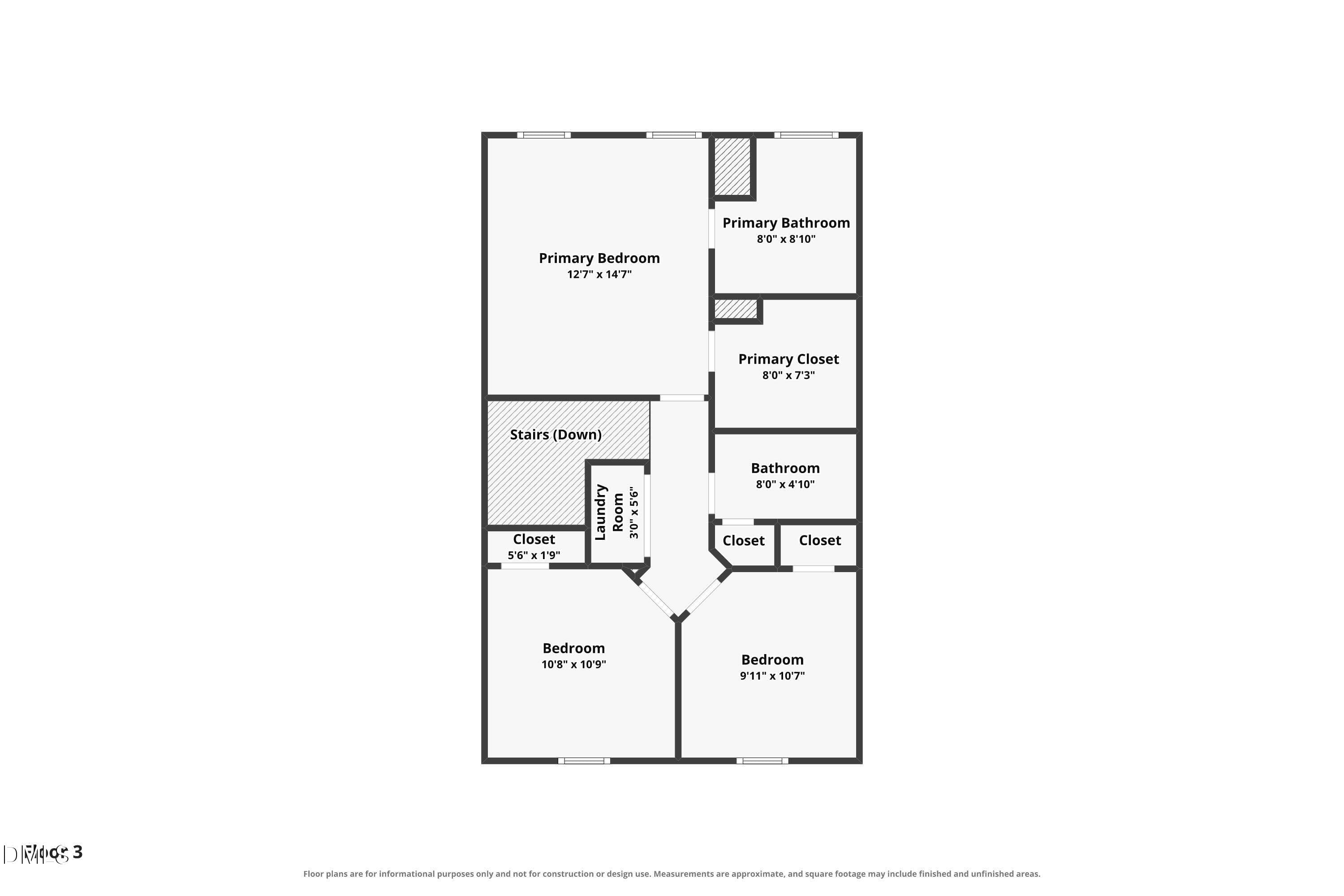 Floor-3 - 6028 Kayton Street, Raleigh, NC 27616, Raleigh