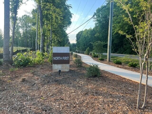 North first street sign with walking tra - 1315 Hammond Drive, Mebane, NC 27302