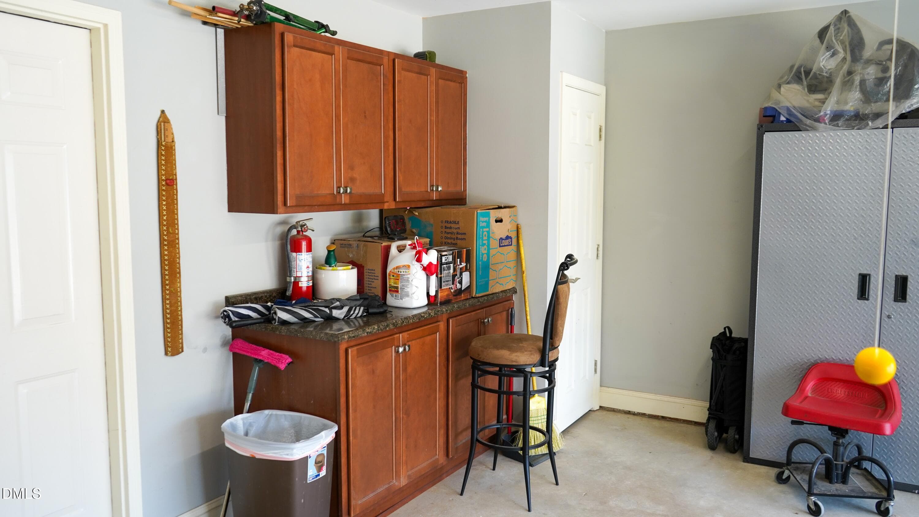 Workspace in Garage. - 45 Glenfield Drive, Dunn, NC 28334