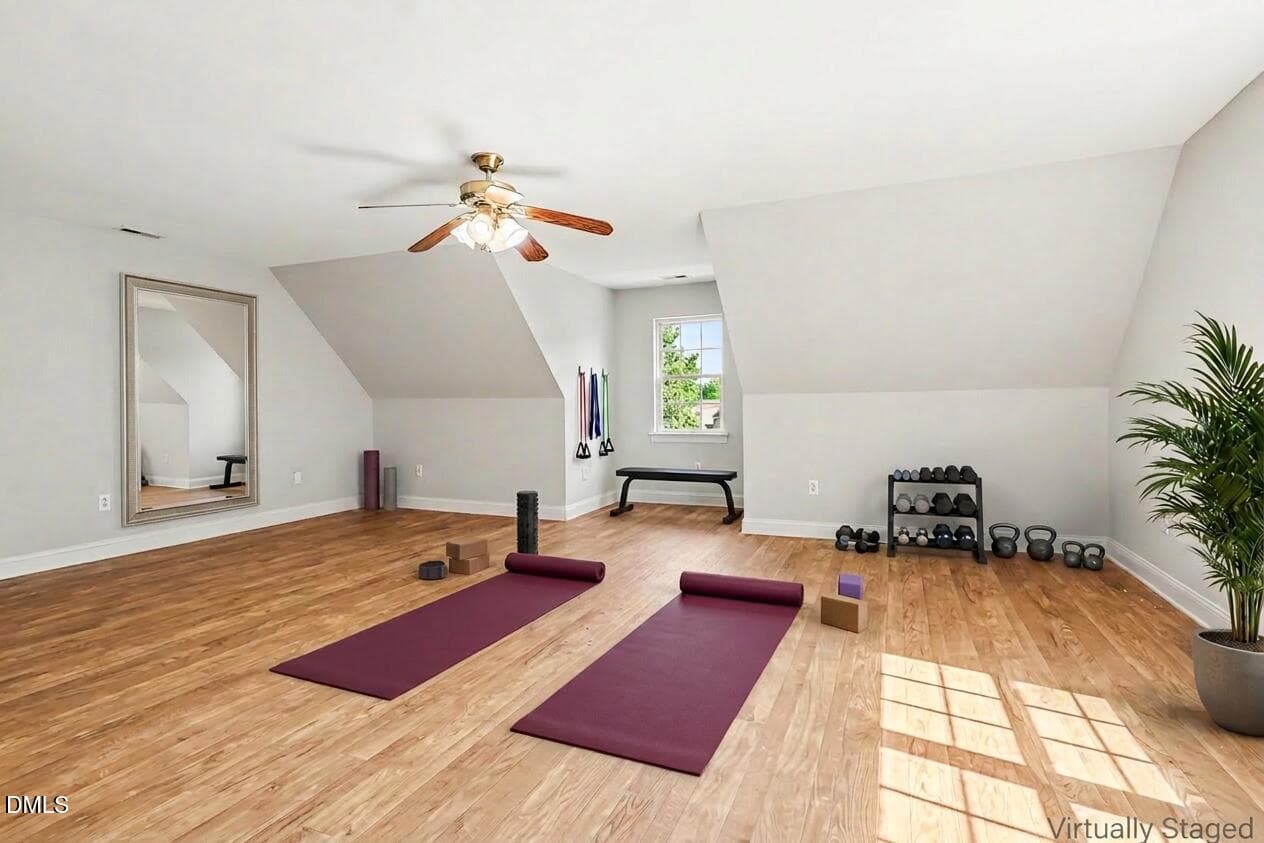 Staged Bonus Room - 606 Old Chestnut Crossing, Moncure, NC 27559