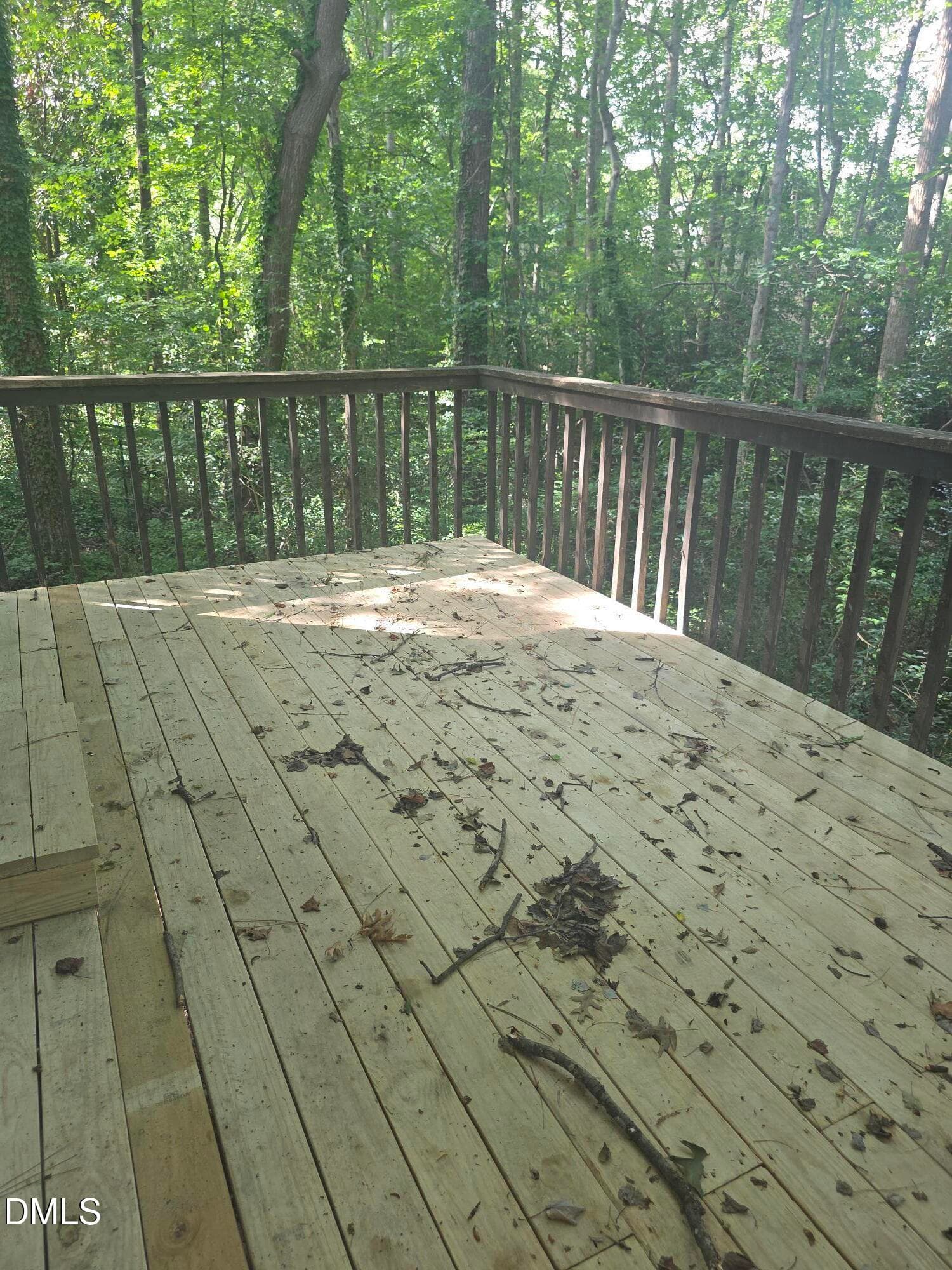 Large back deck - 7389 Sandy Creek Drive, Raleigh, NC 27615, Raleigh