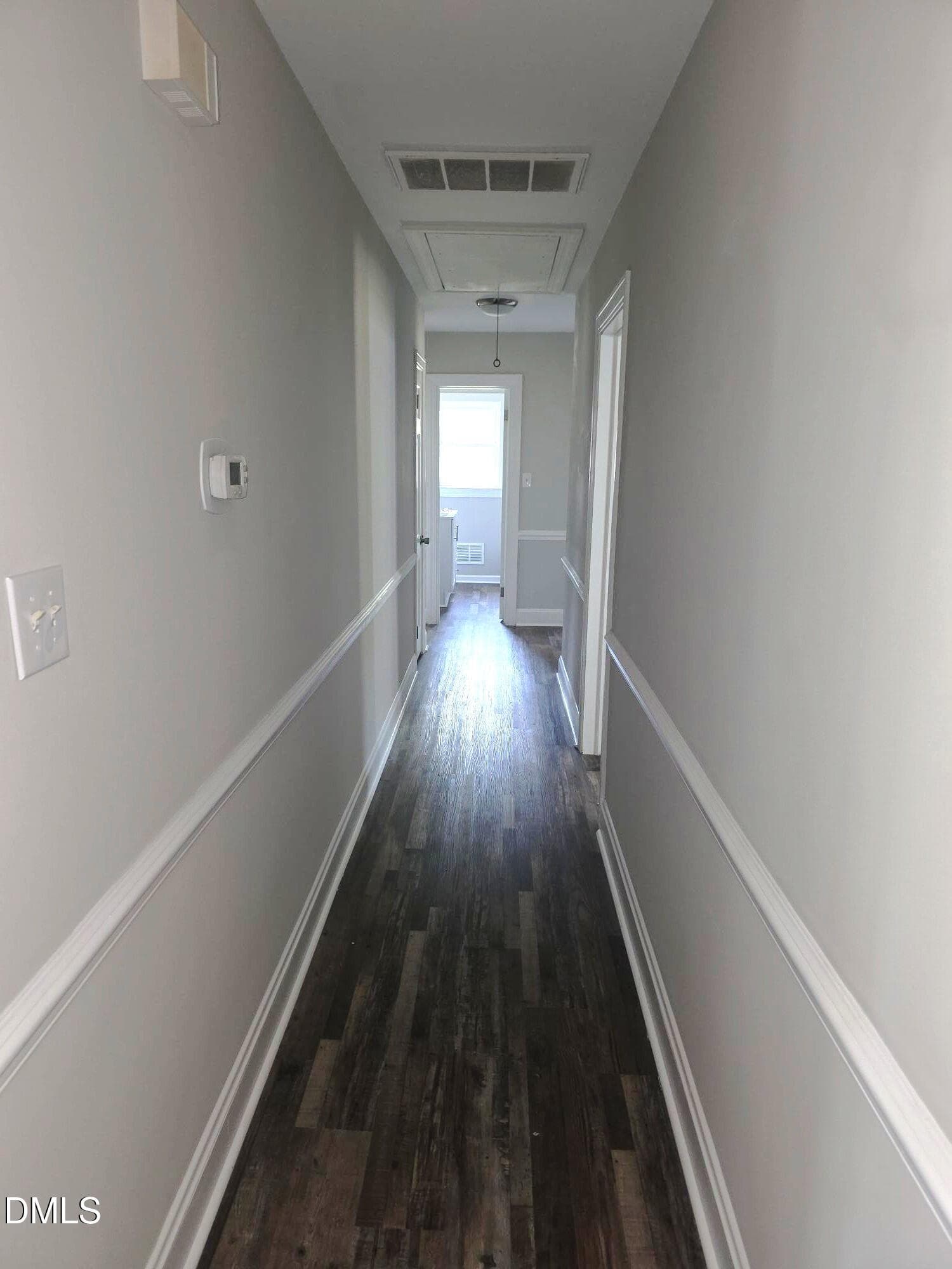 Hallway from Family room - 800 Stone Drive, Rocky Mount, NC 27804