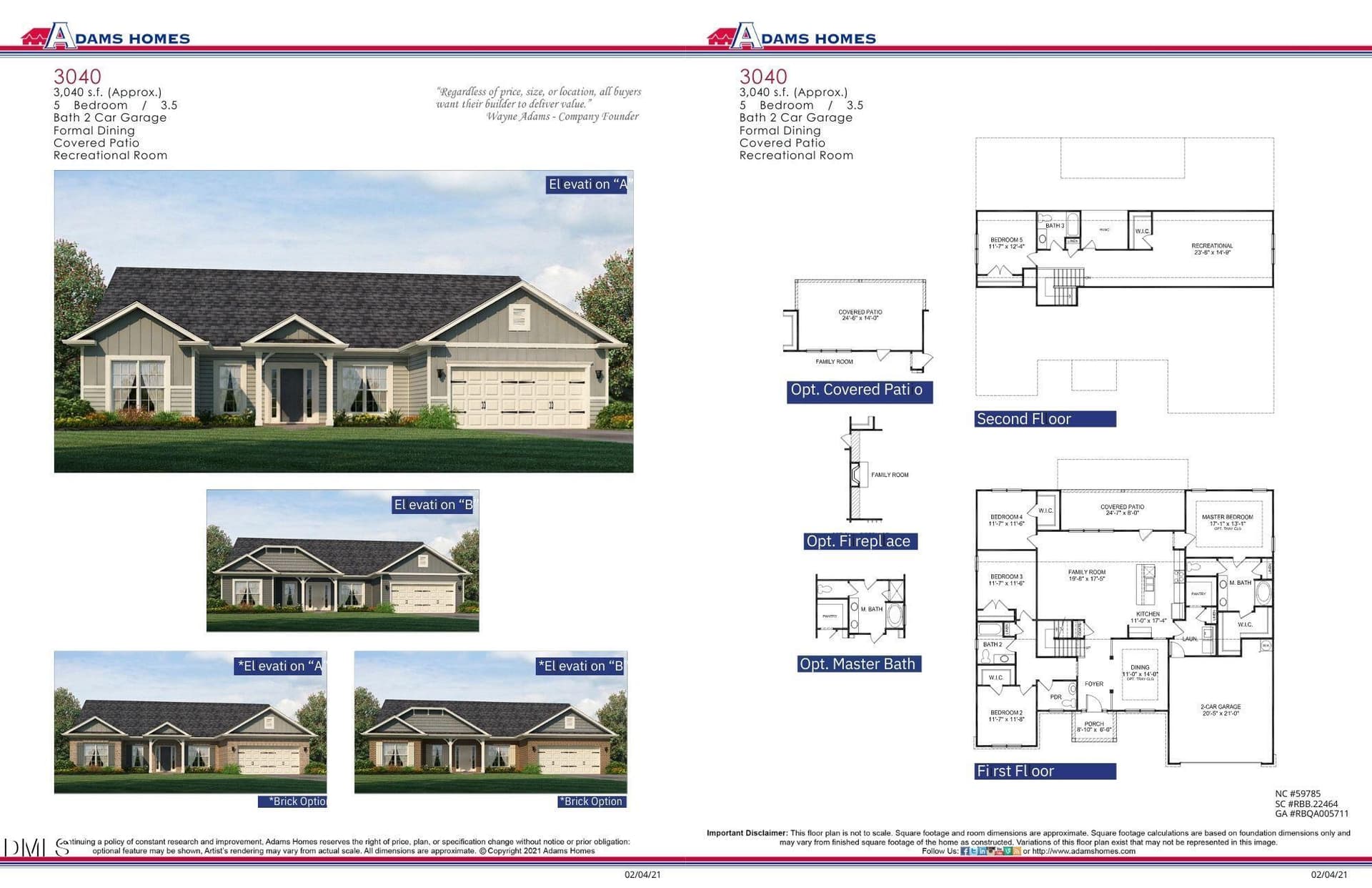 The 3040 Brochure - 200 Jackson Rdg Way, Pikeville, NC 27863