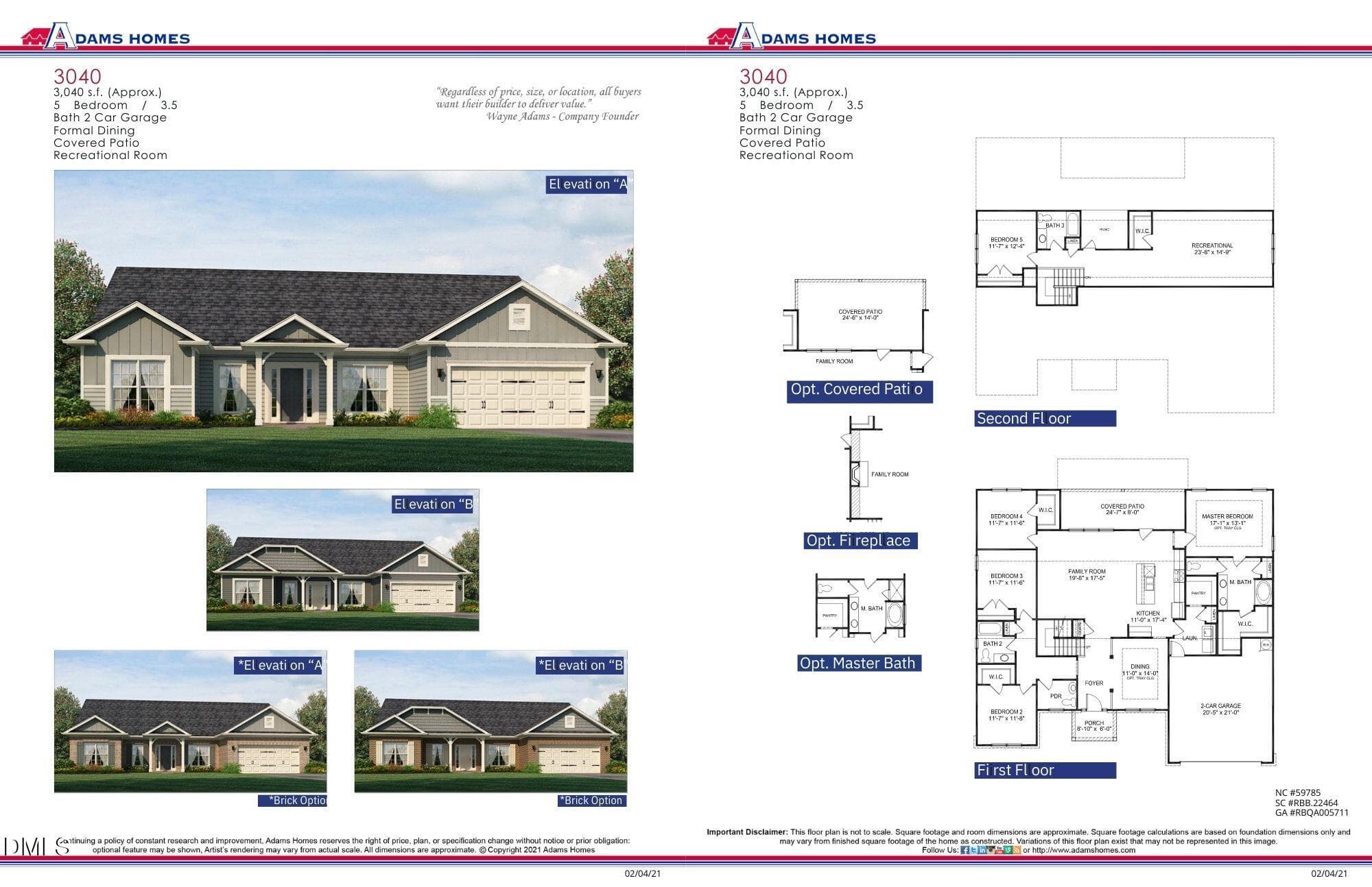 The 3040 Brochure - 200 Jackson Rdg Way, Pikeville, NC 27863