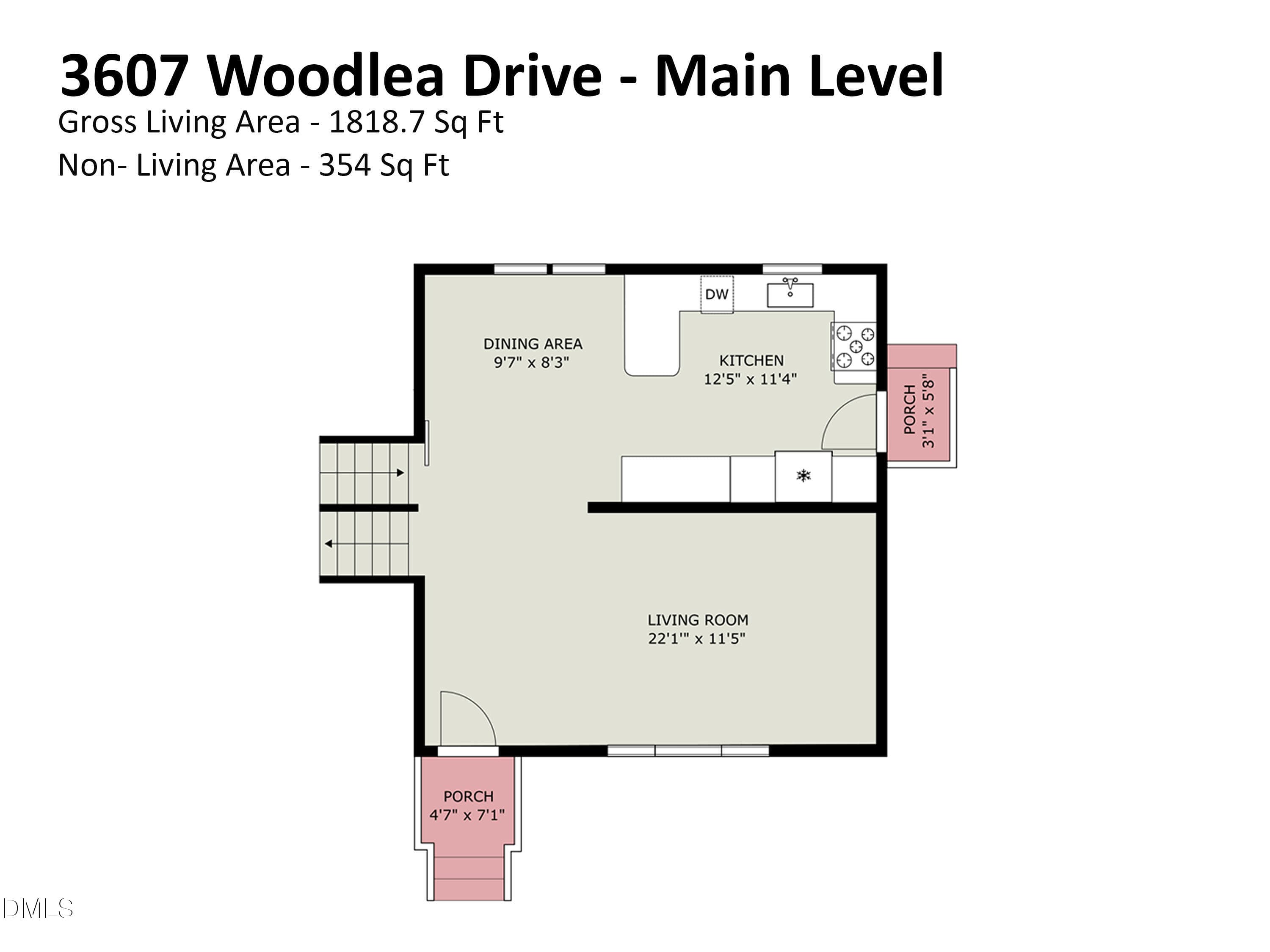 3607_woodlea_drive_-_main_level_492 - 3607 Woodlea Drive, Raleigh, NC 27604, Raleigh