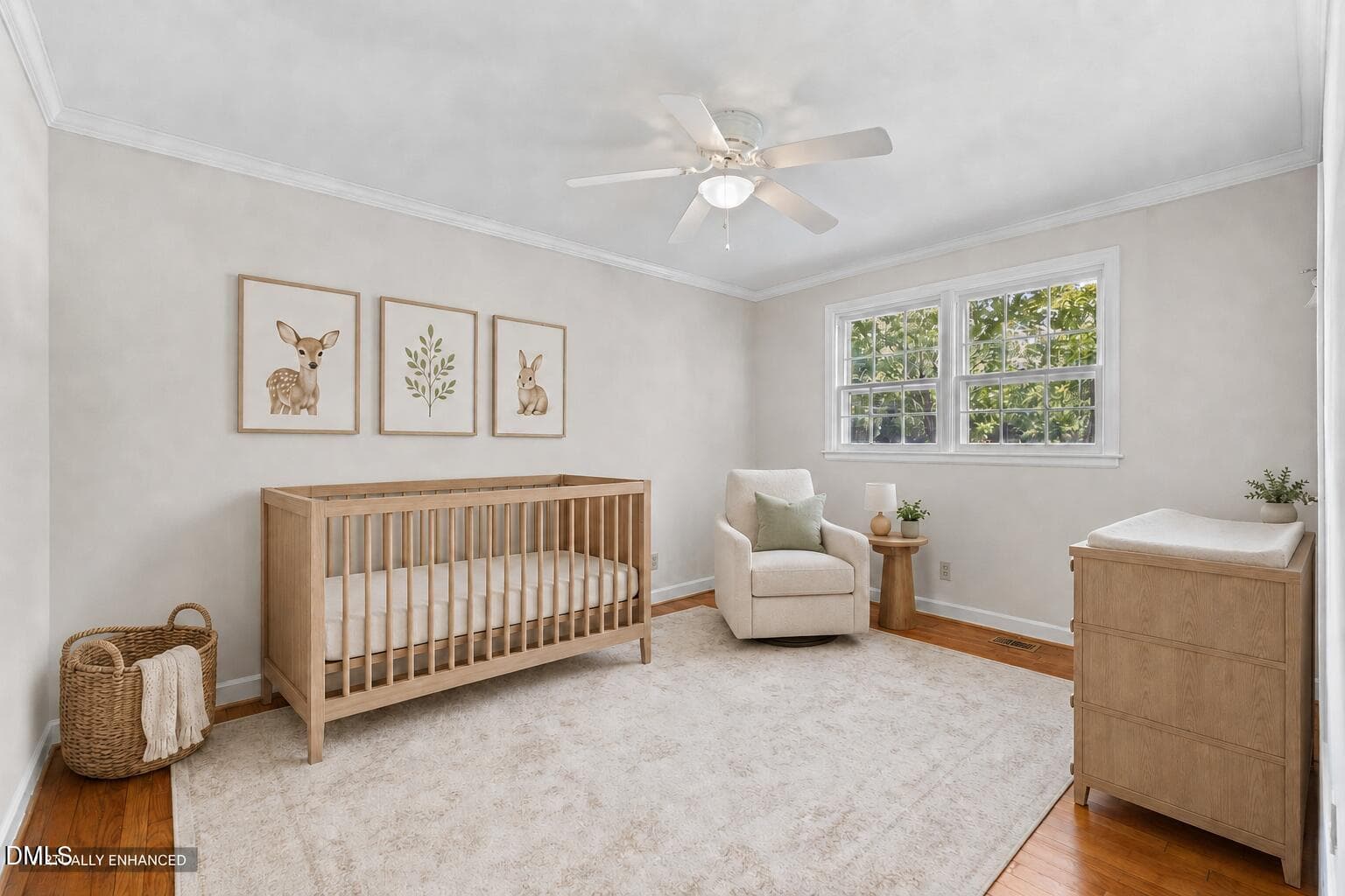 Bedroom 2 staged - 2802 Devon Road, Durham, NC 27707, Durham