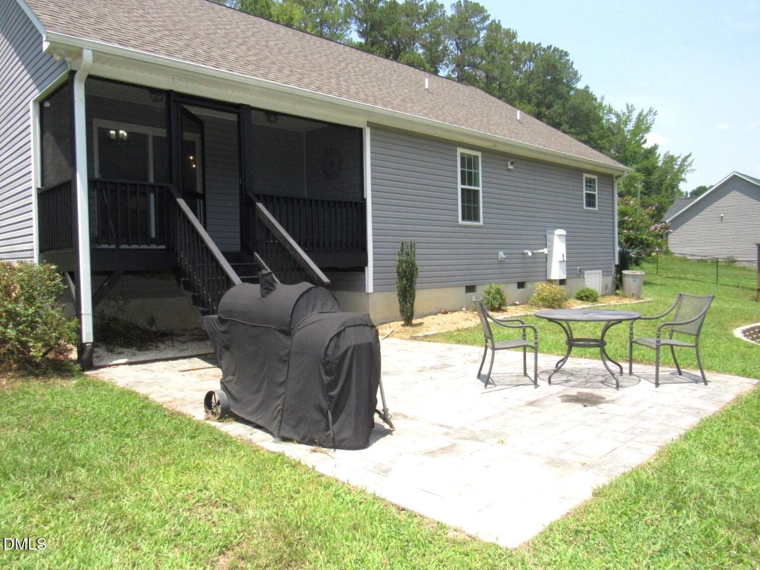 Rear view - 104 Woodbine Drive, Louisburg, NC 27549, Louisburg