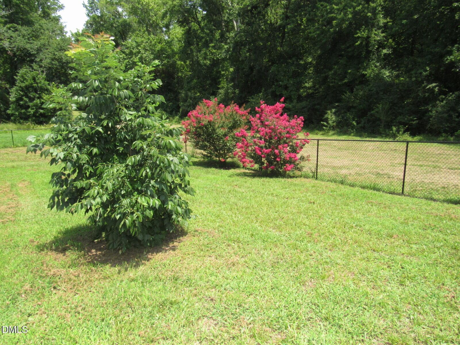 Fenced backyard - 104 Woodbine Drive, Louisburg, NC 27549, Louisburg