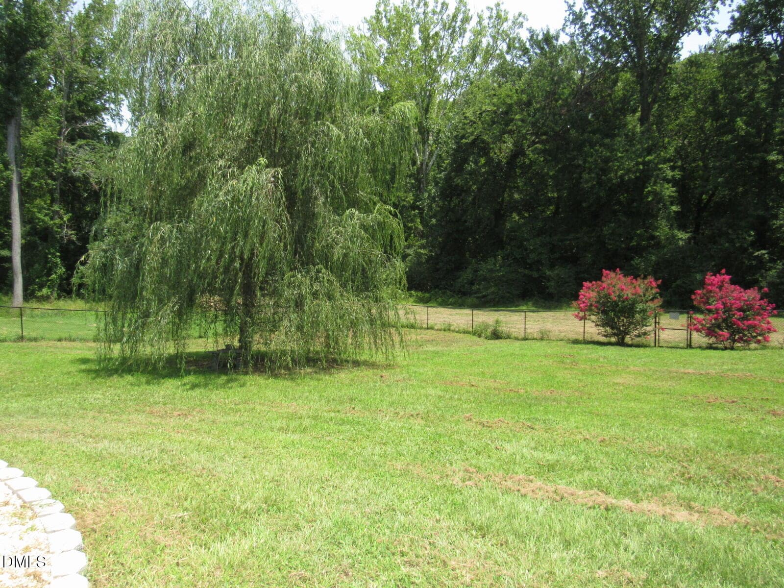 Fenced backyard - 104 Woodbine Drive, Louisburg, NC 27549, Louisburg